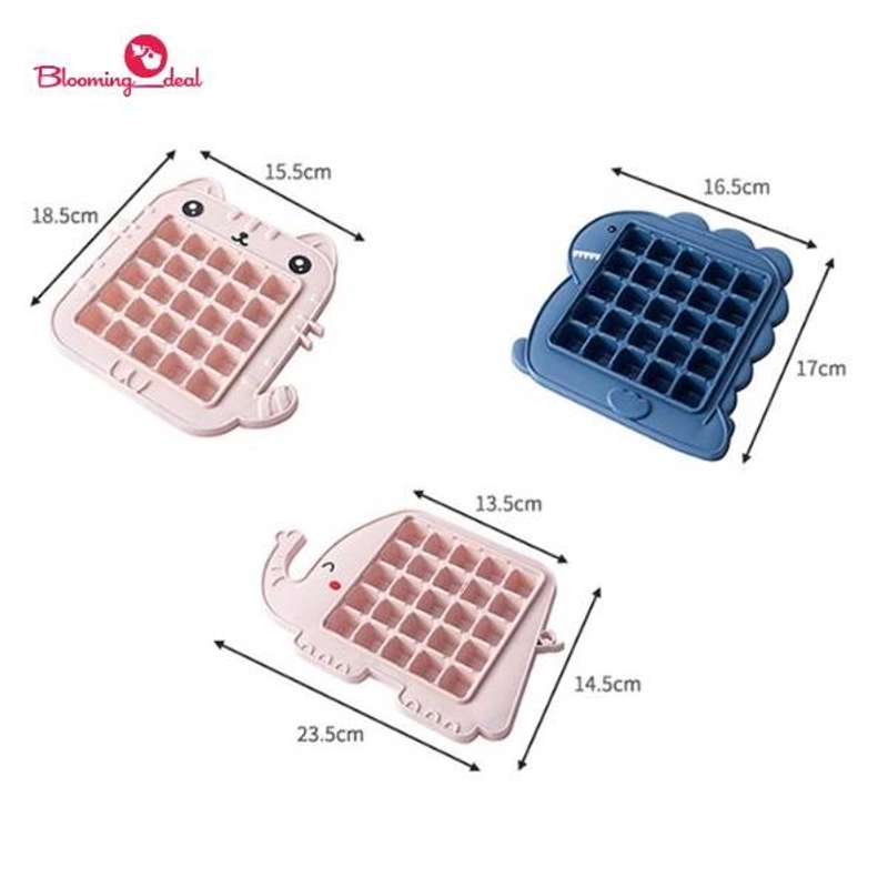 Product image Blooming Deal - Cetakan Es Batu Karakter Animal Lucu / Ice Tray Mold 25 Grid (ICEMOLD) 1 pcs Dinosaurus