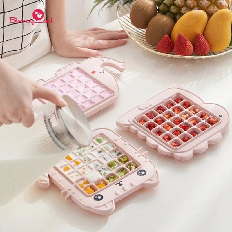 Product image Blooming Deal - Cetakan Es Batu Karakter Animal Lucu / Ice Tray Mold 25 Grid (ICEMOLD) 1 pcs Dinosaurus