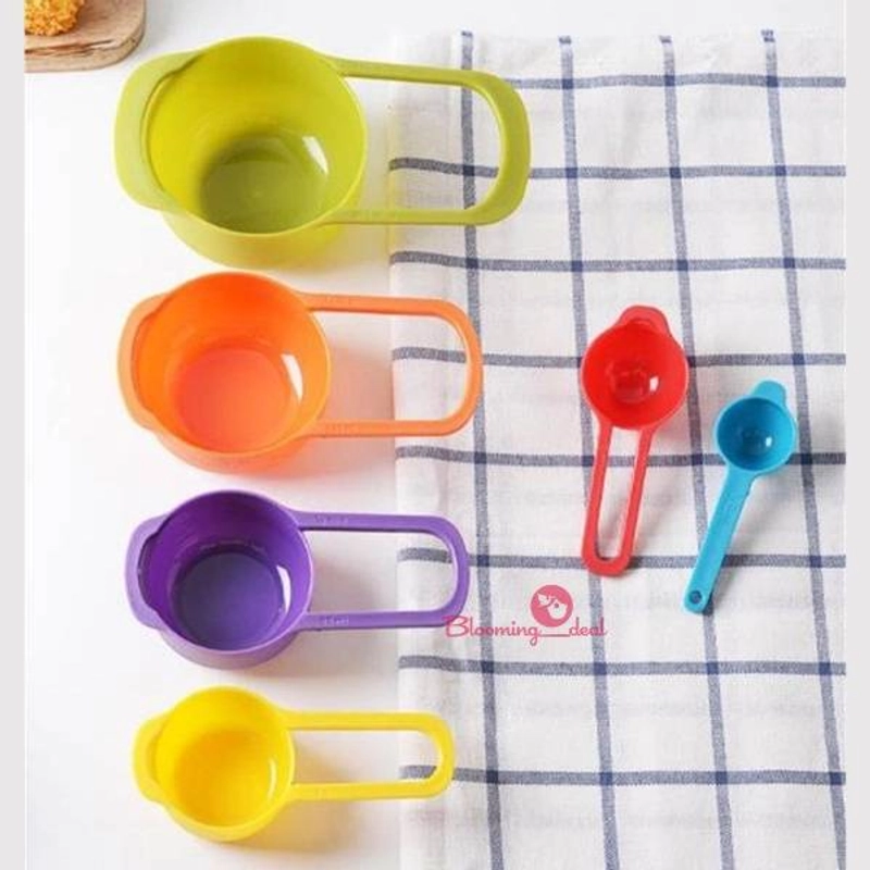 Product image Blooming Deal - Sendok Takar Sendok Ukur Cup Measuring Spoon Set 6 in 1 (S-TAKAR) 6 in 1 Random