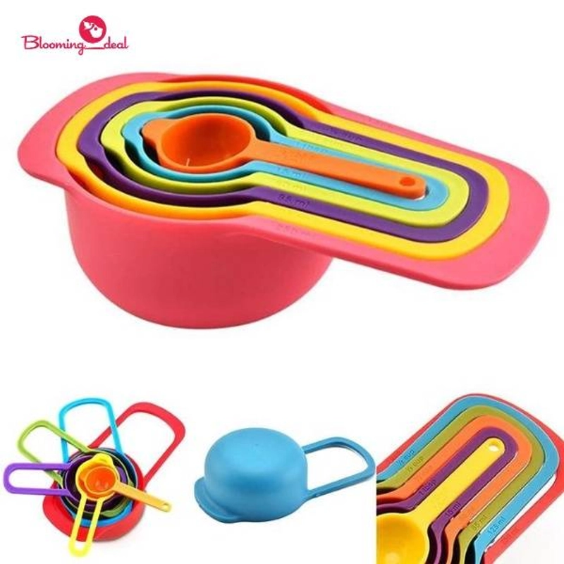 Product image Blooming Deal - Sendok Takar Sendok Ukur Cup Measuring Spoon Set 6 in 1 (S-TAKAR) 6 in 1 Random