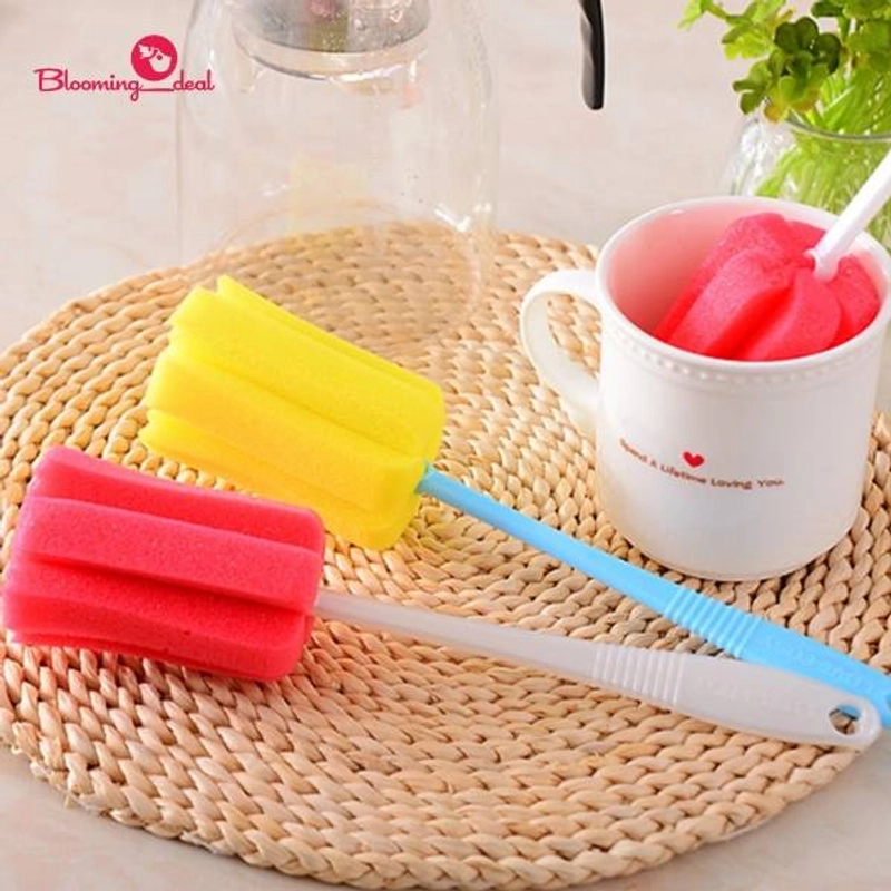 Blooming Deal - Tongkat Spons Sponge Pembersih Botol (TONGKAT) 1 Pcs Random