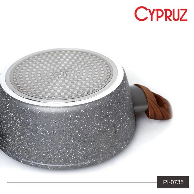 Product image Cypruz - Kuali Tutup Kaca PI-0735 Diameter 20 Cm Grey
