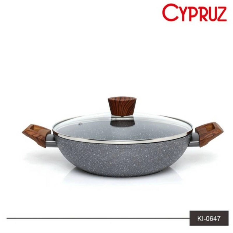 Product image Cypruz - Wok Pan + Lid KI 0647 24 x 7 cm KI 0647