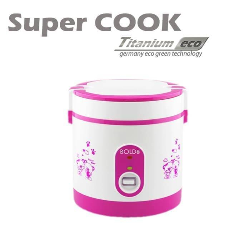 Product image BOLDë Penanak Nasi / Super Cook Titanium Eco 0.6 L 16 x 17,5 x 18 cm random