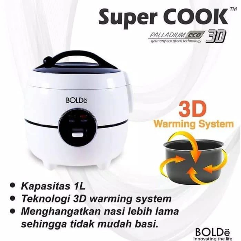 Product image SUPER COOK PALLADIUM ECO 1 L - putih 26,3 cm x 26,5 cm x 28 cm Putih