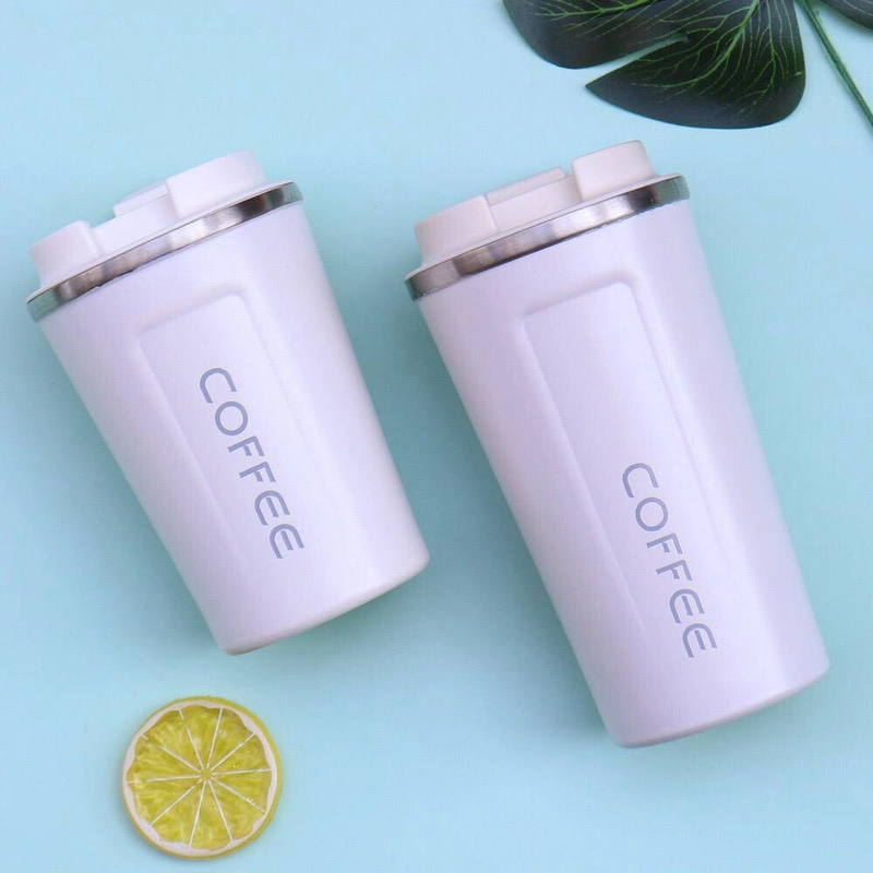 Product image Bunda Kaya Store - Travel Mug Cofee Termos Tahan Panas 500 Ml Putih
