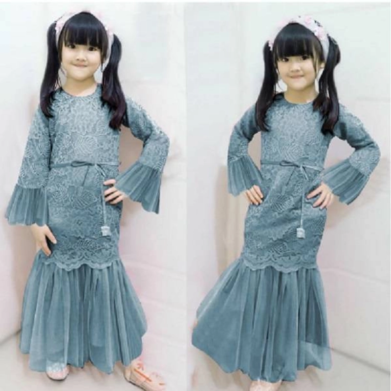 Product image CANNIES STORES ID - Gamis Anak Larky Kid UKURAN S TELOR ASIN