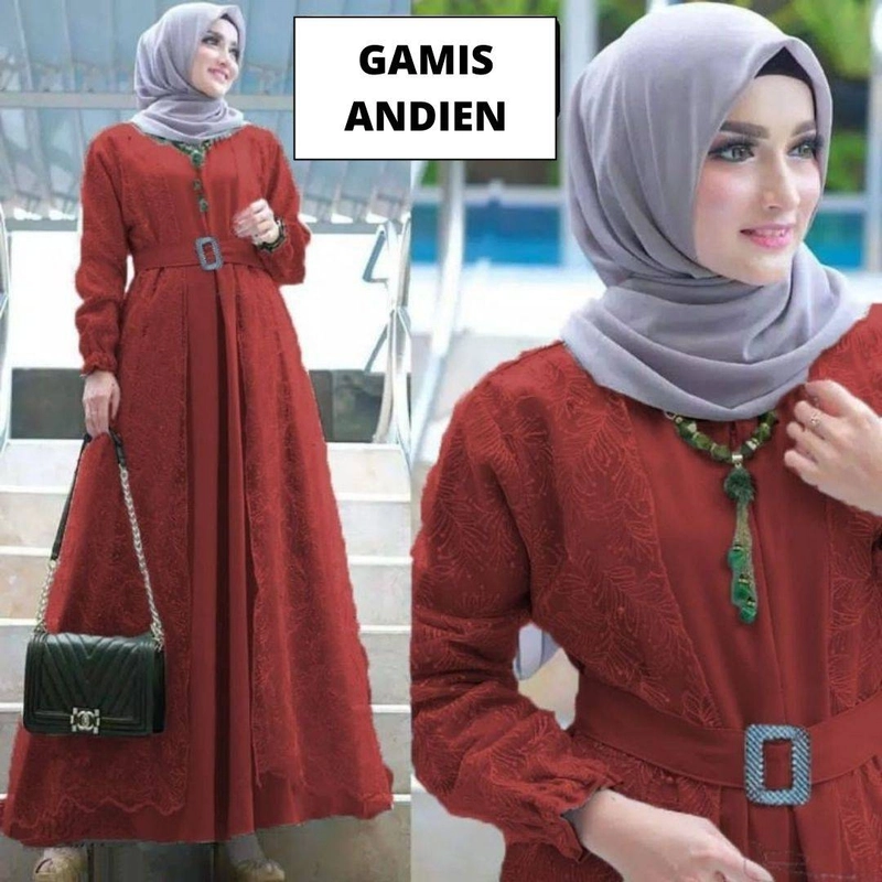 Product image CANNIES STORES ID - Gamis ANDIEN Premium Jumbo PBO L Marun