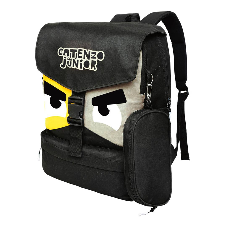 Catenzo Official - Tas Ransel Sekolah Anak Laki Laki CMM 024 29 X 13 X 37, + LAPTOP Hitam kombinasi