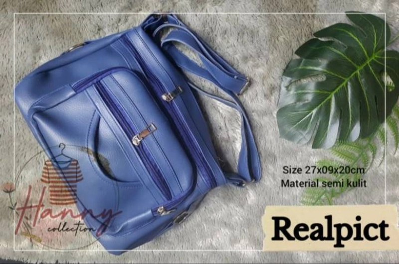 Product image Hanny Collection - Tas Selempang Wanita Emerald 27 x 9 x 20 cm Navy