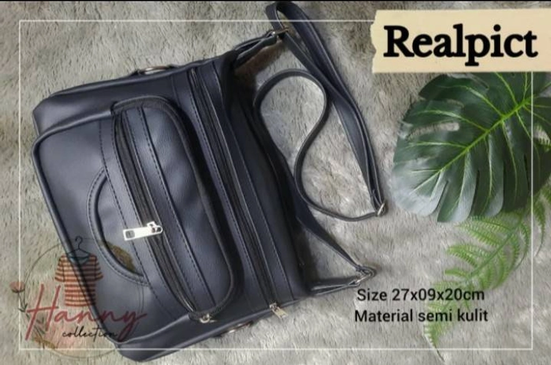 Product image Hanny Collection - Tas Selempang Wanita Emerald 27 x 9 x 20 cm Hitam