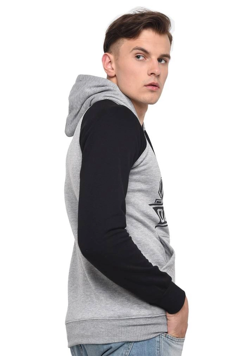 Product image CBR Six Sweater Couple Fleece Pria ISC 378 L Abu Kombinasi