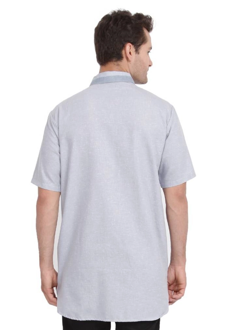 Product image CBR Six Kurta Tangan Pendek Cotton Pria MMC 003 L Biru