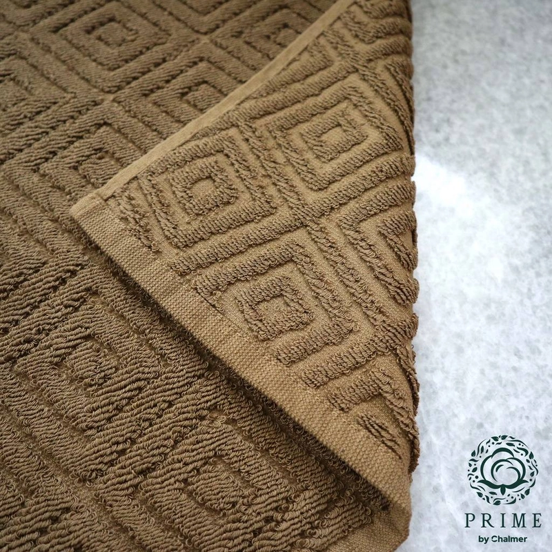 Product image Chalmer - Keset Prime by Chalmer Seri Limas 42 x 60 cm Keset Handuk Motif Dapur Kamar Mandi 42 x 60 cm Dark Brown