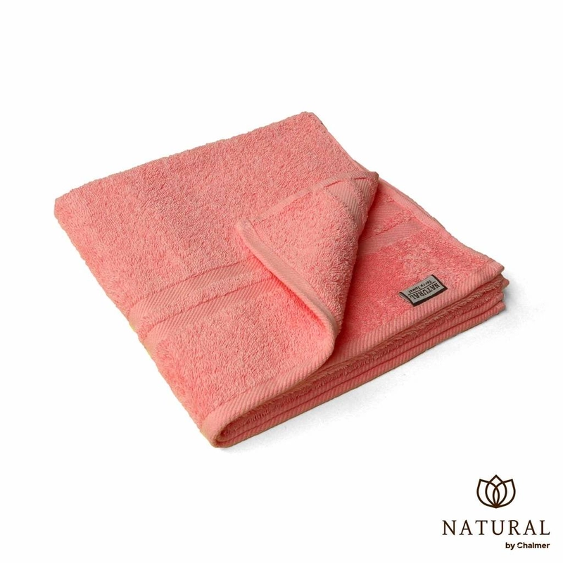 Product image Chalmer - Handuk Mandi Natural by Chalmer 50 x 100cm Ukuran Medium Handuk Travel Kualitas Premium Salmon Pink