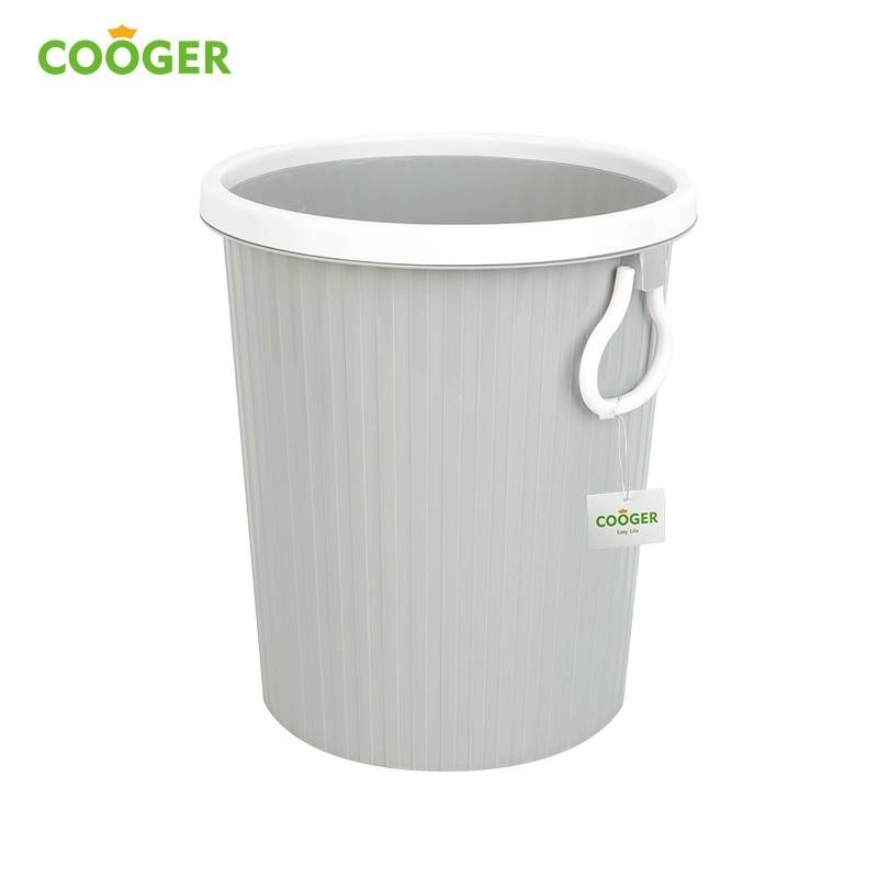 Product image COOGER Small Pressed Ring Dustbin 17 x 17 x 24.5cm Gray