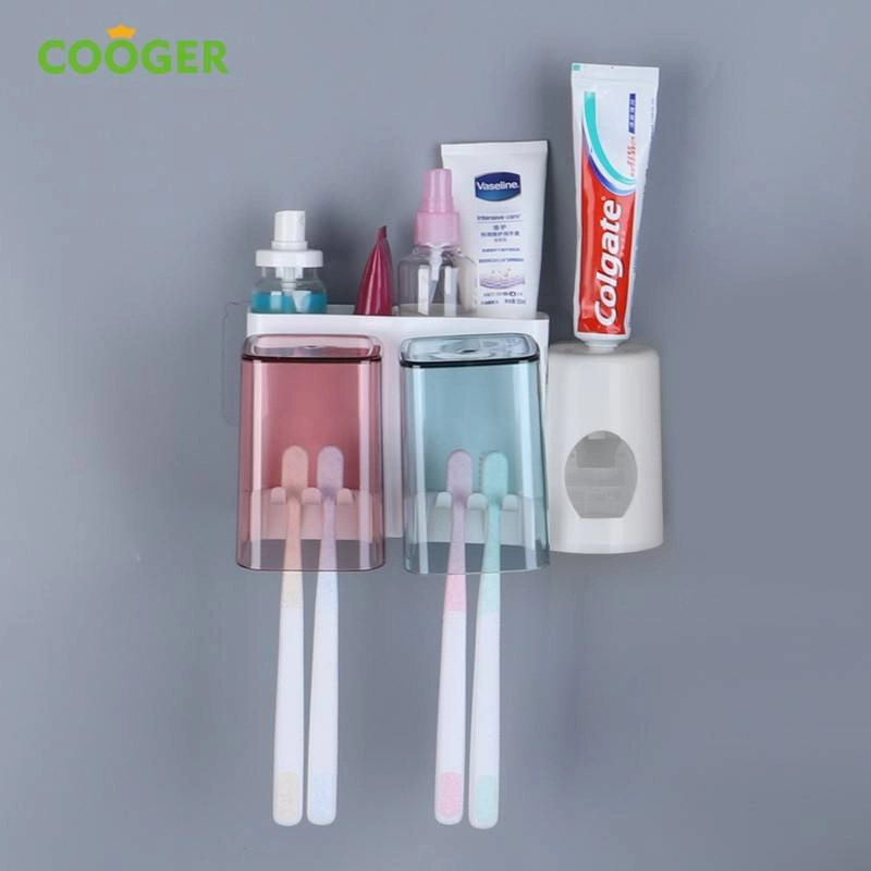 Product image COOGER Non-Perforated Toothbrush Holder And Cup Set-2s 37 x 13 x 18cm Putih