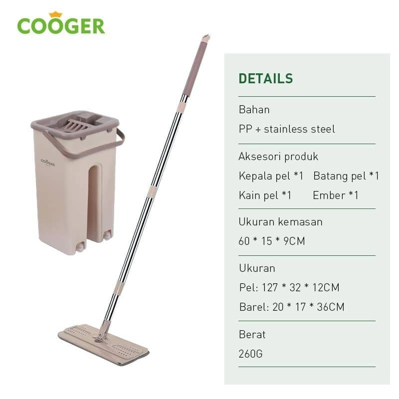 Product image COOGER Mop Cmo4610 127 x 32 x 12 cm Coffe