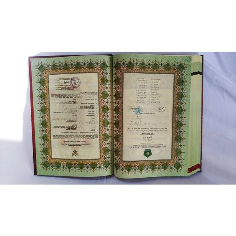 Product image Cordoba - Qur an Hafalan Al-Hafiz A4 dengan 3 Blok Warna 3 jam Hafal A4 Biru