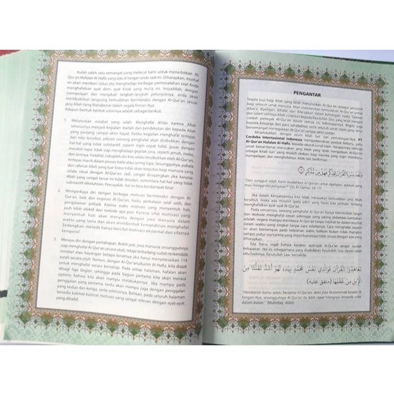 Product image Cordoba - Qur an Hafalan Al-Hafiz A4 dengan 3 Blok Warna 3 jam Hafal A4 Biru