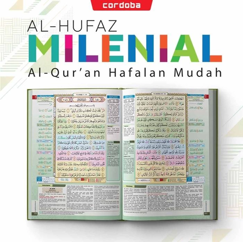Product image Cordoba Al-Quran Al Hufaz Milenial Hafalan Mudah 5 Waktu Hafal 1 Halaman (A5)
