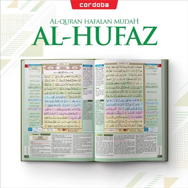 Product image Cordoba Al-Quran Al Hufaz Reguler Hafalan Mudah 5 Waktu Hafal 1 Halaman (A4)