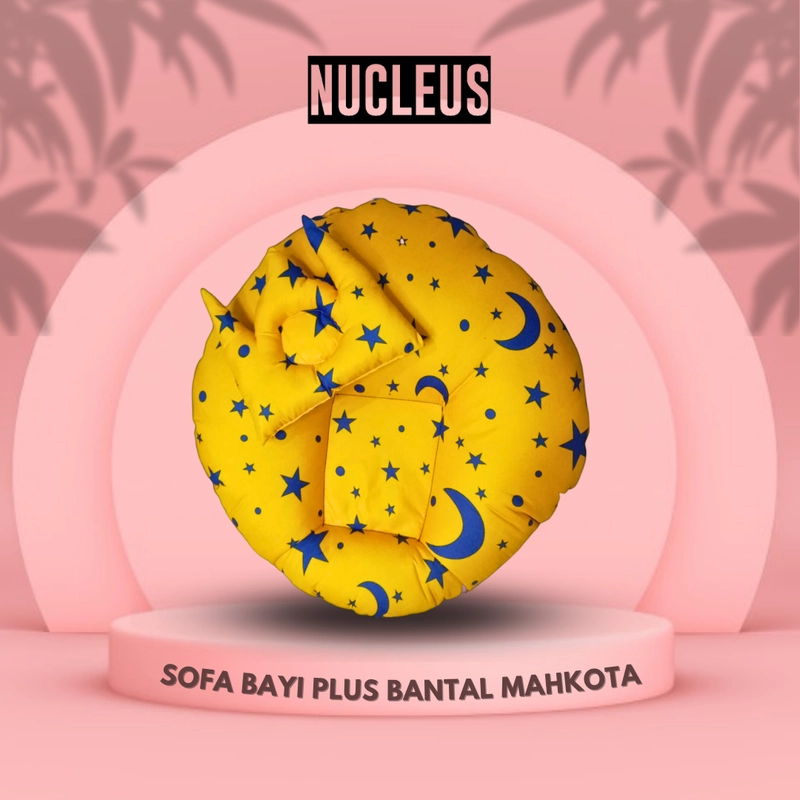 Product image Nucleus - [Paket Usaha 6pcs] Nucleus - Sofa Bayi Plus Bantal Mahkota Super Empuk 65 Random
