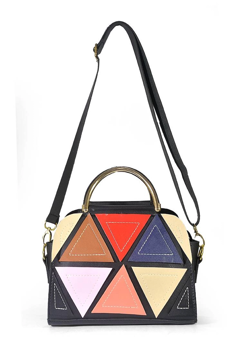 Product image CBR Six - Tas Wanita Sintetis Leather Fac182 AS (23X9X17) Hitam Kombinasi
