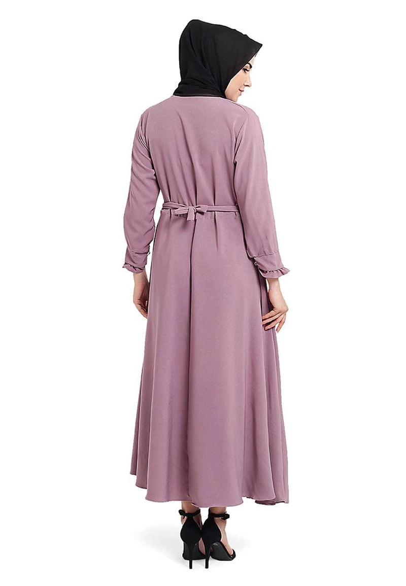 Product image CBR Six - Gamis Wanita Moscrepe Opc007 All Size Fit L Ungu