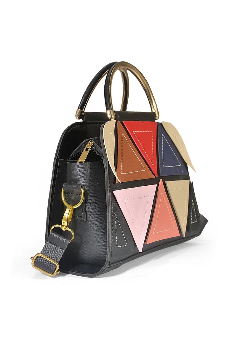 Product image CBR Six - Tas Wanita Sintetis Leather Fac182 AS (23X9X17) Hitam Kombinasi