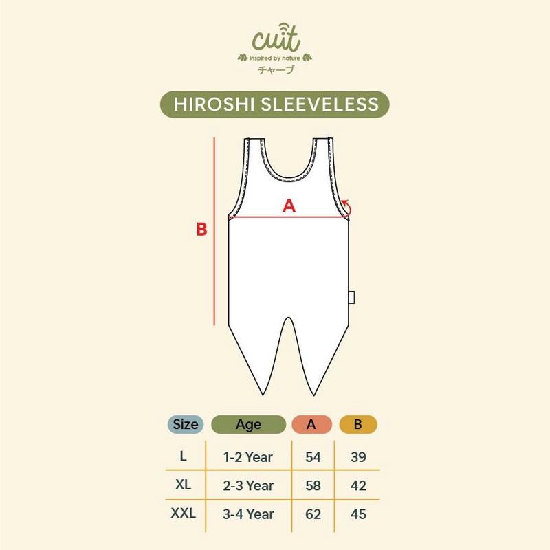 Product image Cuit Babywear - HIROSHI KNOT TEES SLEEVELESS TODDLER L Green