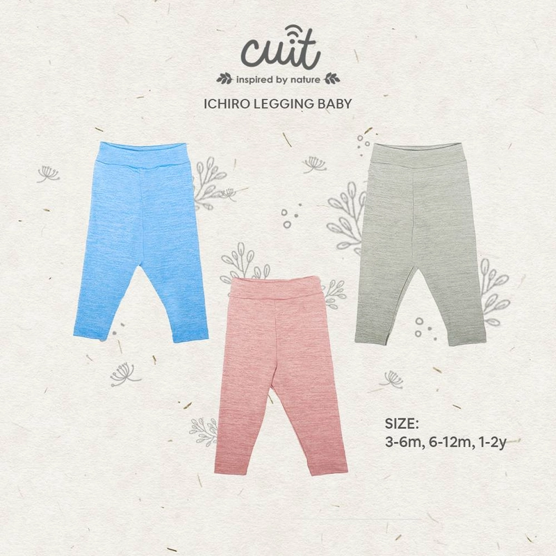 Product image CUIT Baby 3 Bulan - 2 Tahun Ichiro Jogger Pants Active wear M (6-12 bulan) Dusty Pink