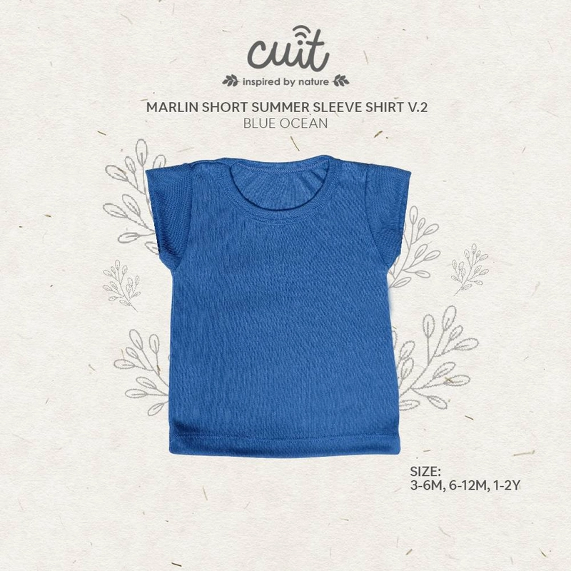 Product image KOJO Marlin Short Sleeve Baby T-Shirt L (12-24 Bulan) Blue