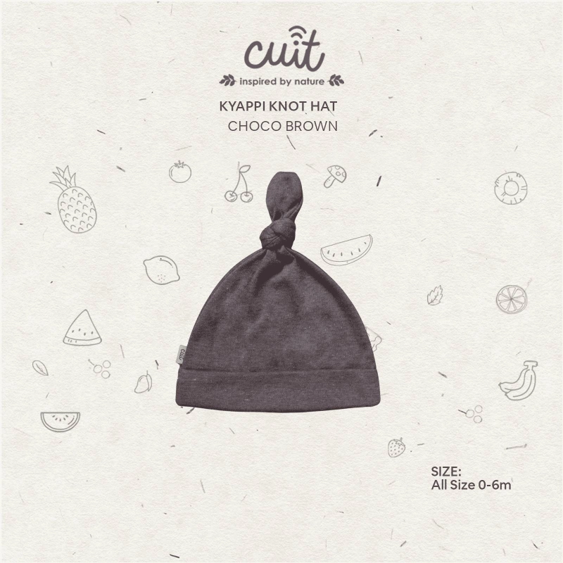 Product image CUIT Baby Kyappi Knot Hat (Topi Tali Bayi) AllVariant BROWN
