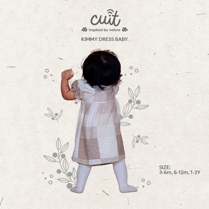 Product image CUIT Baby 3 Bulan-2 Tahun Kimmy Dress Anak Perempuan M (6-12 bulan) Taupe