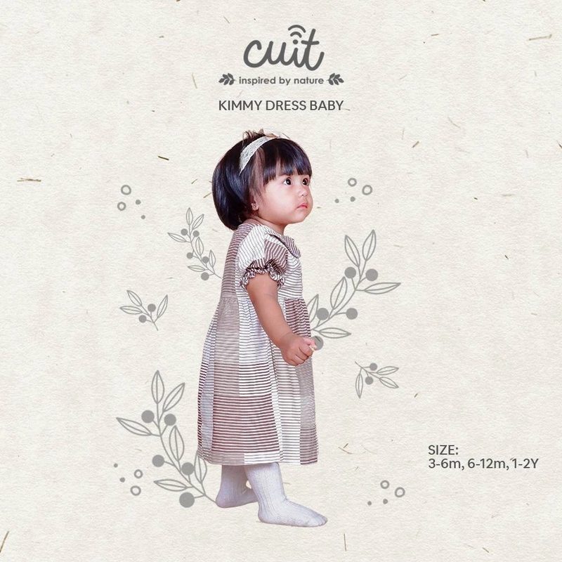 Product image CUIT Baby 3 Bulan-2 Tahun Kimmy Dress Anak Perempuan M (6-12 bulan) Taupe