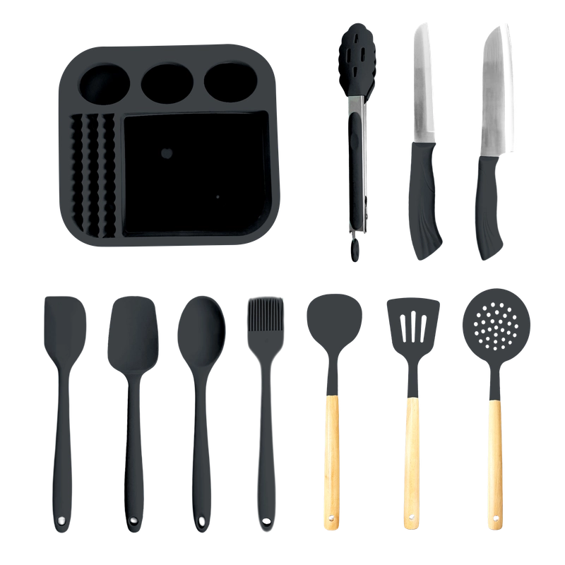 Product image Cypruz Official - Cypruz Silicone Essential: Set/11pcs AM-1100 AM-1100 Black
