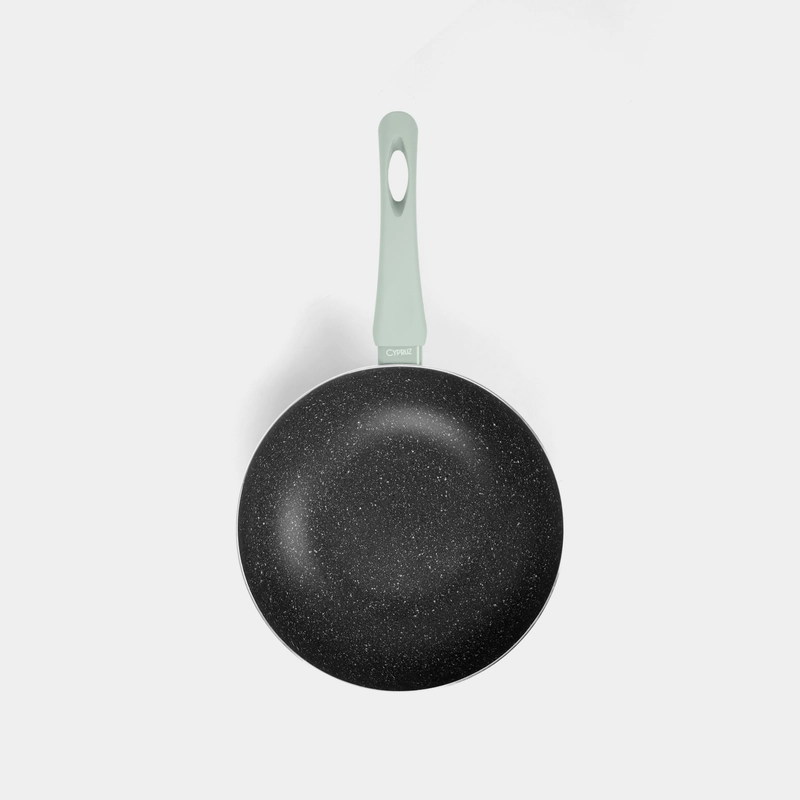 Product image Cypruz Official - Cypruz Press FRY Wok Featherlight Series 22cm (GREEN) 24X1 FP-1033 FP-1033 Tosca