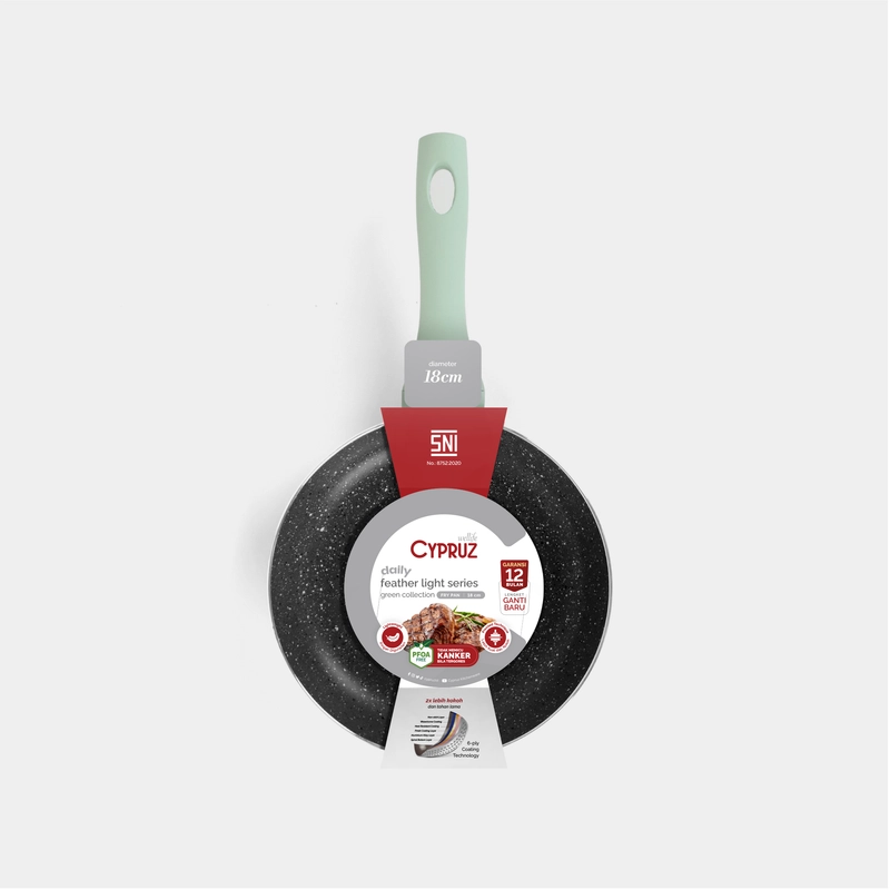 Product image Cypruz Official - Cypruz Press FRY Pan Featherlight Series 24cm 24X1 FP-1024 FP-1024 Tosca