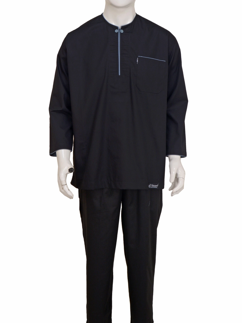 Product image D Ihsan - Koko Klasik Lengan Panjang XS Hitam