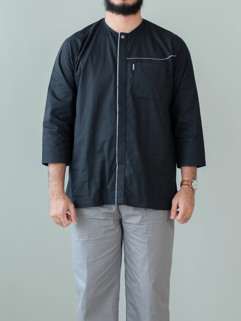 Product image D Ihsan - Koko Klasik Modif Lengan Panjang M Hitam