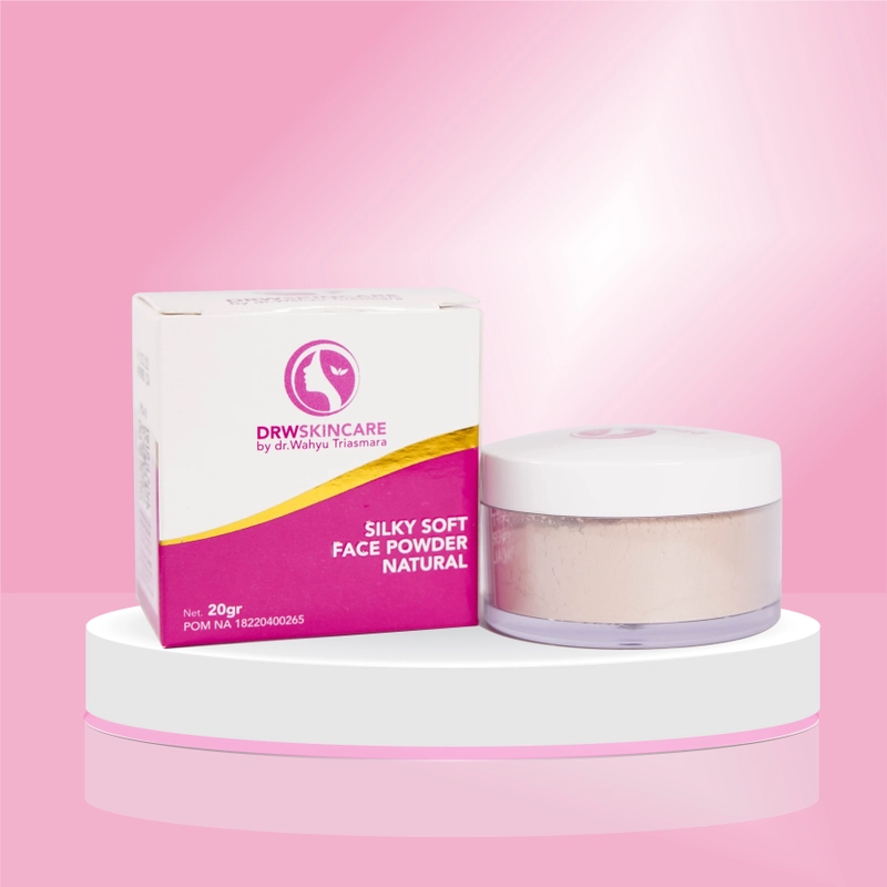 Product image DRW SKINCARE - Silky Soft/ Bedak Tabur 65g Silky Soft Face Powder Natural
