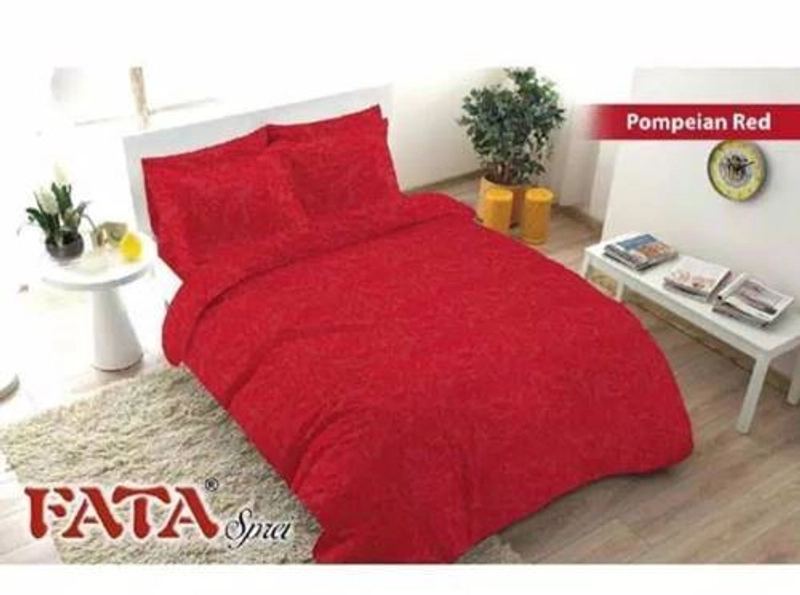 Product image Dylan 19 - Fata Jaguar Sprei Polos Emboss ( Pompeian Red, 90x200 cm, Pcs )