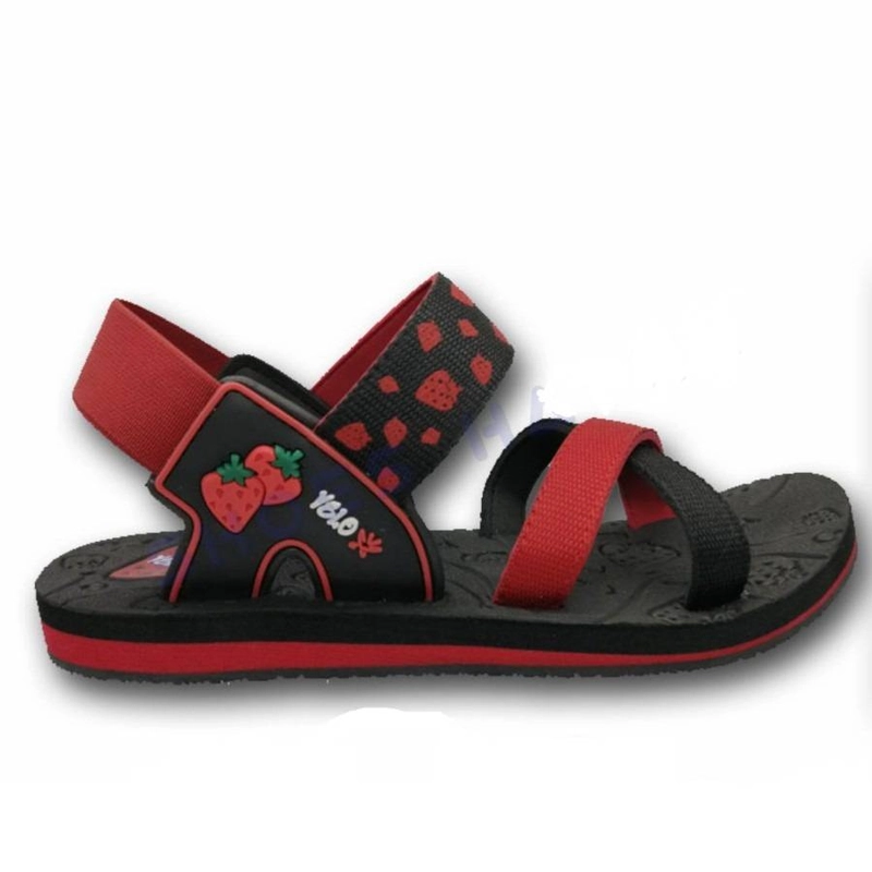 Product image Eagle - Sandal Anak Cewe VELO BLUEBERRY 33 Hitam Merah