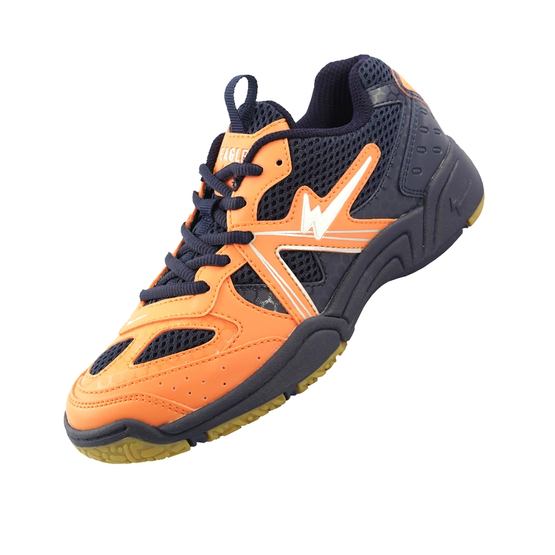 Product image Eagle - Sepatu Badminton Anak - CAIRO JR 32 Orange Biru Tua