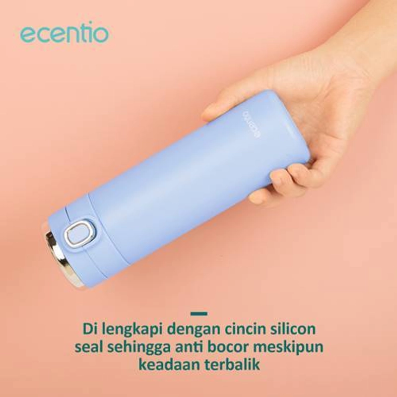 Product image Ecentio - Smart Temperature Display Stainless Steel Vacuum Flask 400 Ml Biru