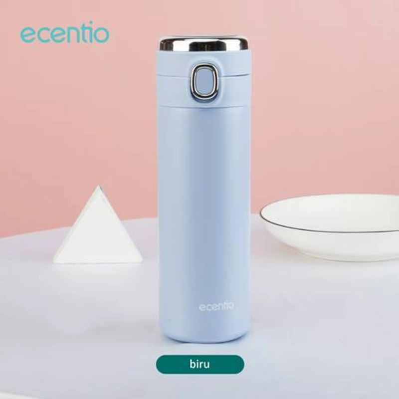 Product image Ecentio - Smart Temperature Display Stainless Steel Vacuum Flask 400 Ml Biru