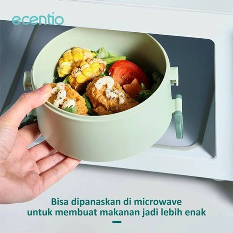 Product image Ecentio 3-layer Portable Lunch Box 3LBE-9201 2200 ml Green