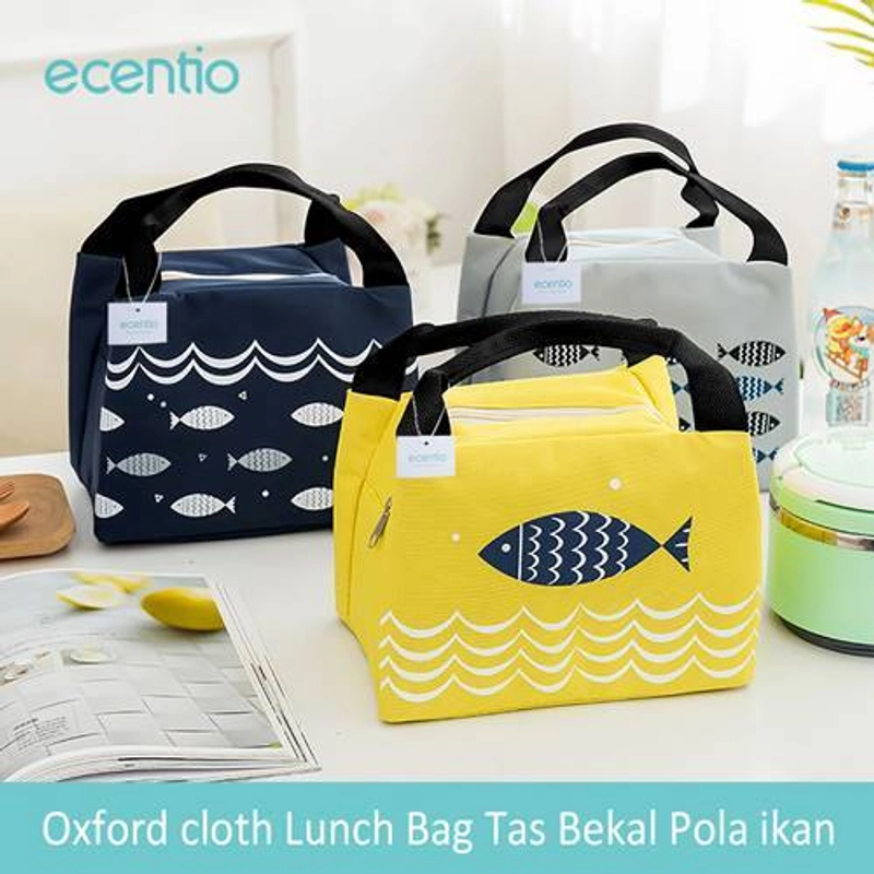 Product image Ecentio Insulated Lunch Bag ILBA-0613 21.0*17.0*15.0 Navy Blue