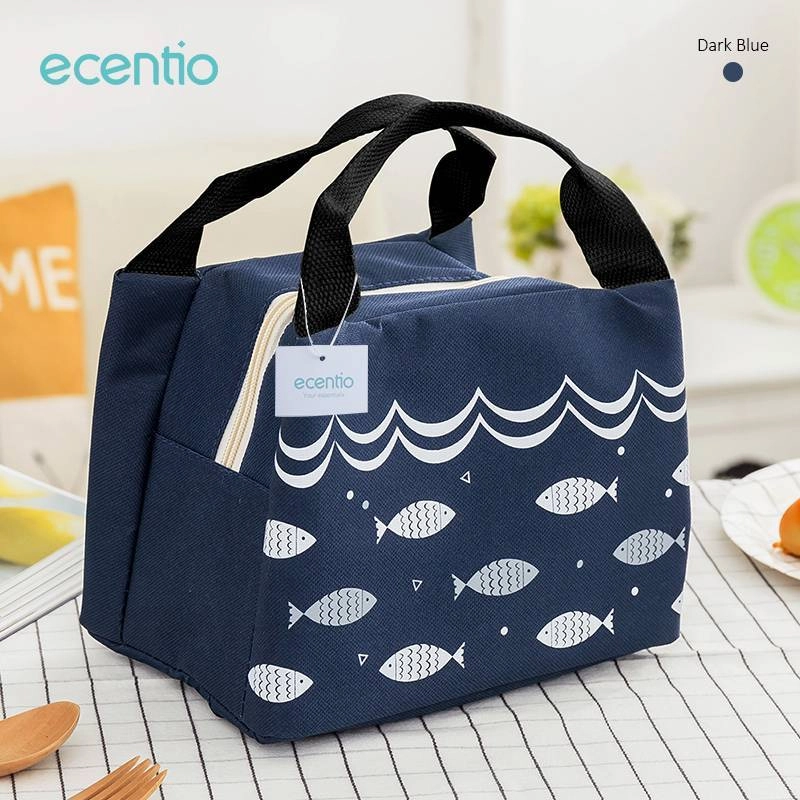 Product image Ecentio Insulated Lunch Bag ILBA-0613 21.0*17.0*15.0 Navy Blue